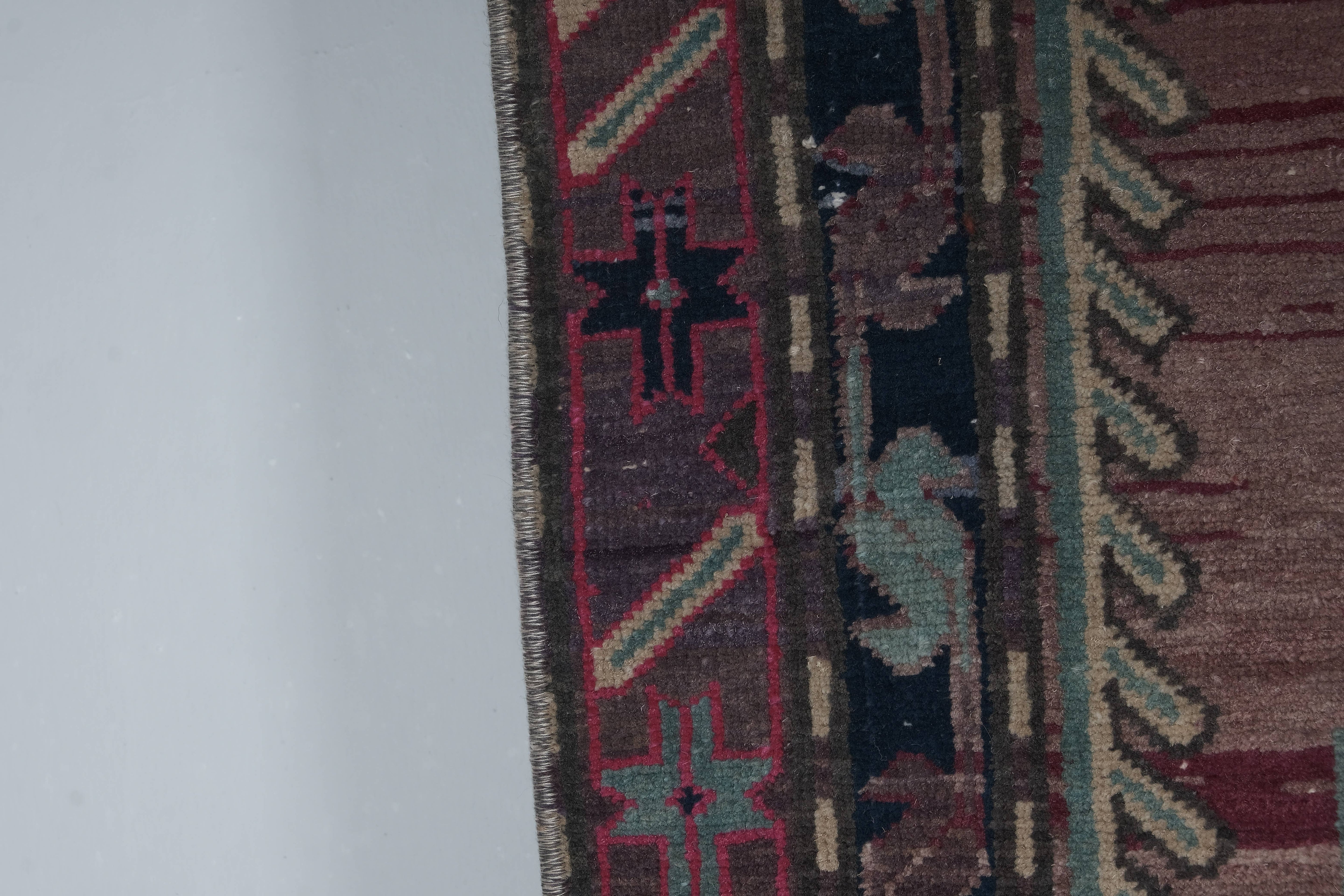 Vintage Caucasian Runner Rug 3'9'' x 10'6''