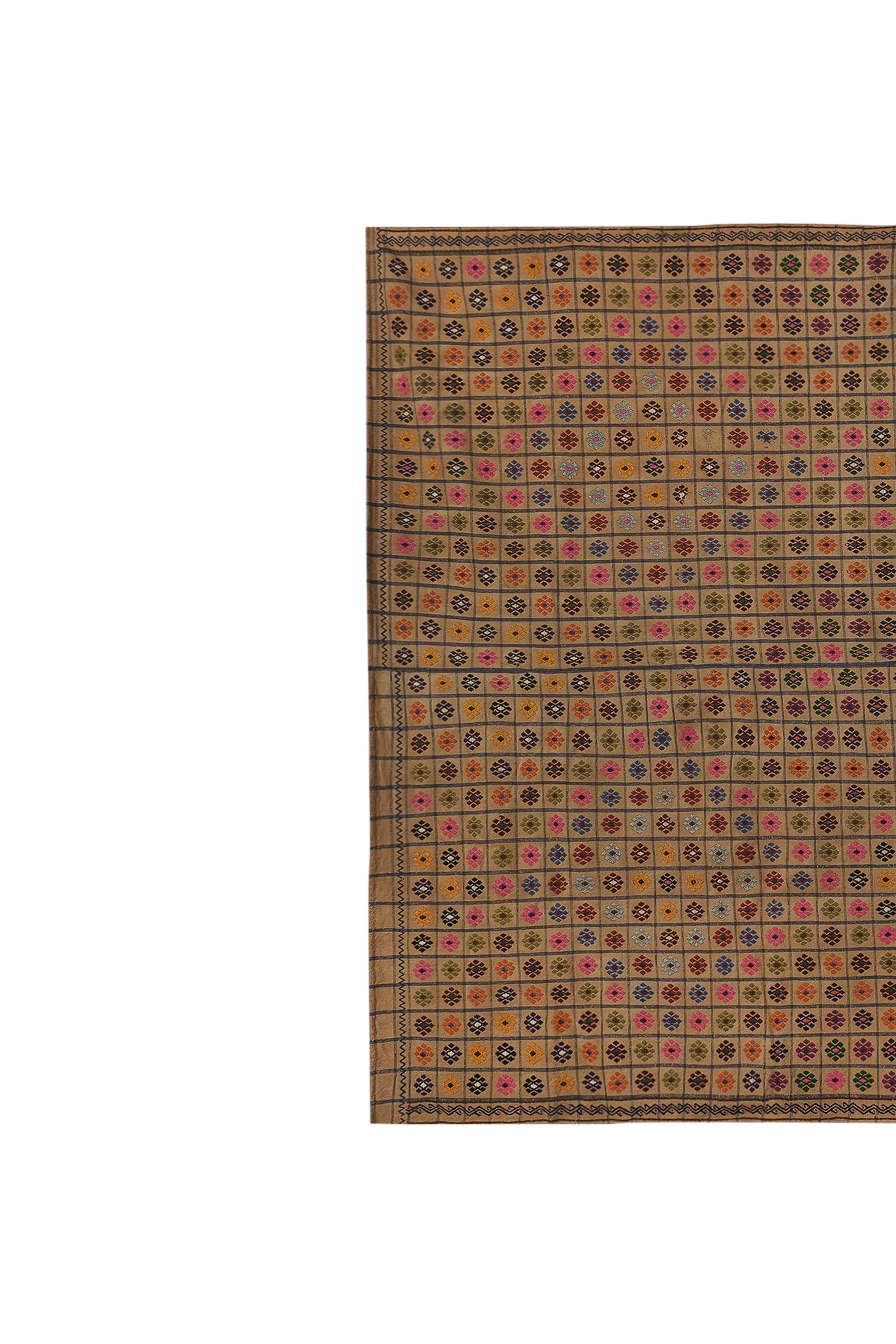 Vintage Turkish Kilim Rug 7'5'' x 10'8''