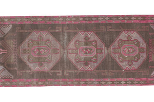 Vintage Kazak Rug 3'9'' x 9'11''