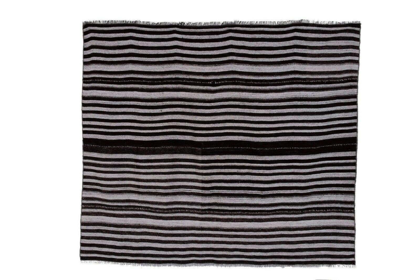 Vintage Turkish Kilim Rug 6'4'' x 7'6''