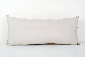 Silk Ikat Velvet Pillow Cover | 18'' x 40''