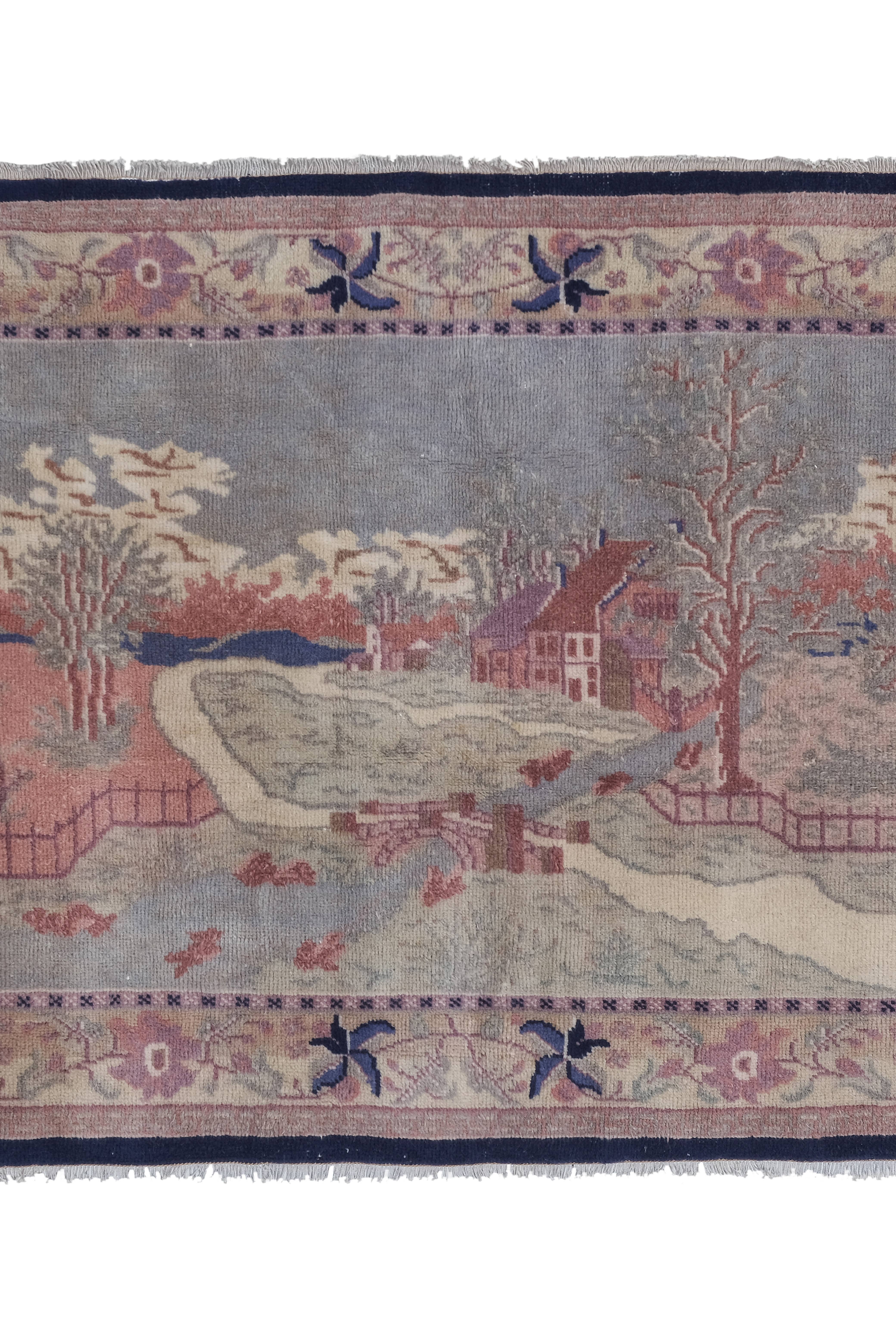 Vintage Turkish Rug 3'6'' x 5'5''