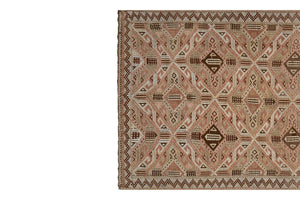 Vintage Turkish Jajim Runner 4'7'' x 10'6''