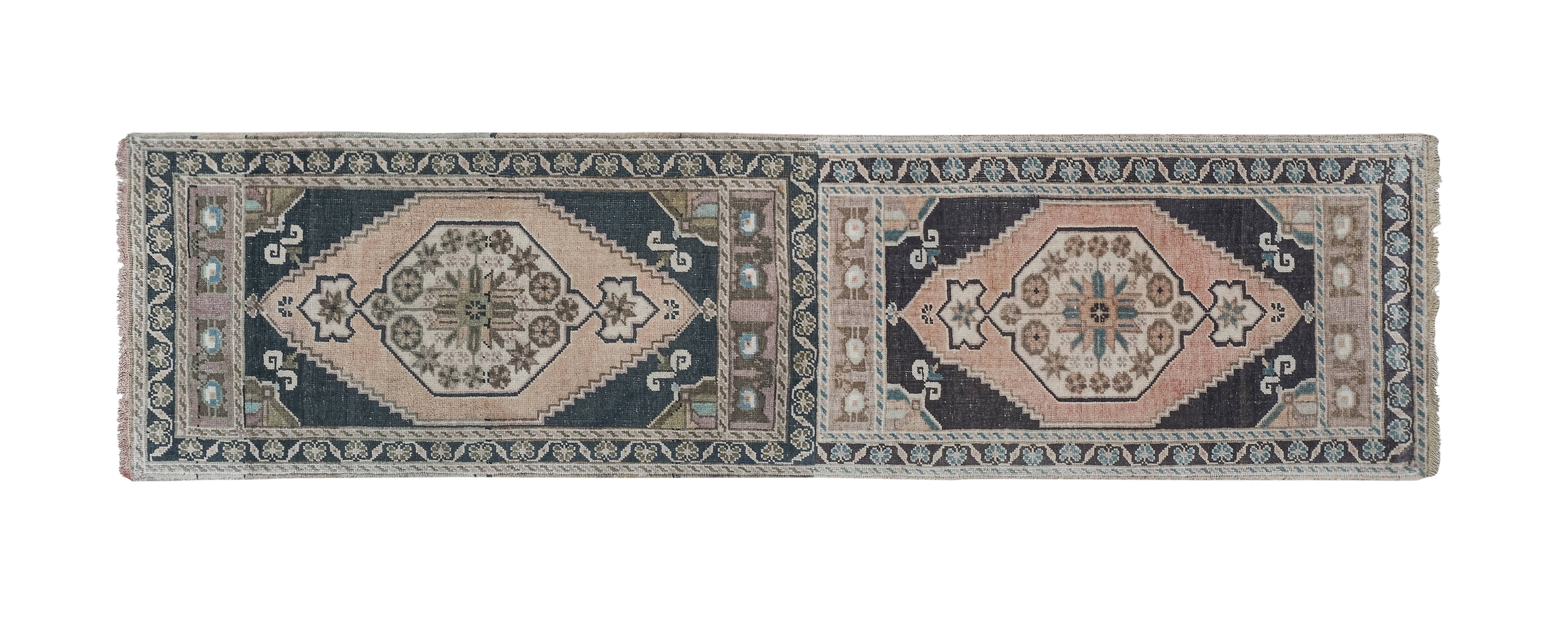 Vintage Turkish Runner Rug 1'8'' x 6'6''