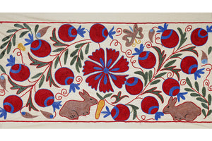 Rabbit Suzani Runner | 18'' x 36''