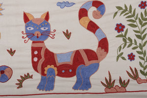 Horse Suzani Wall Hanging & Tablecloth | 20'' x 58''