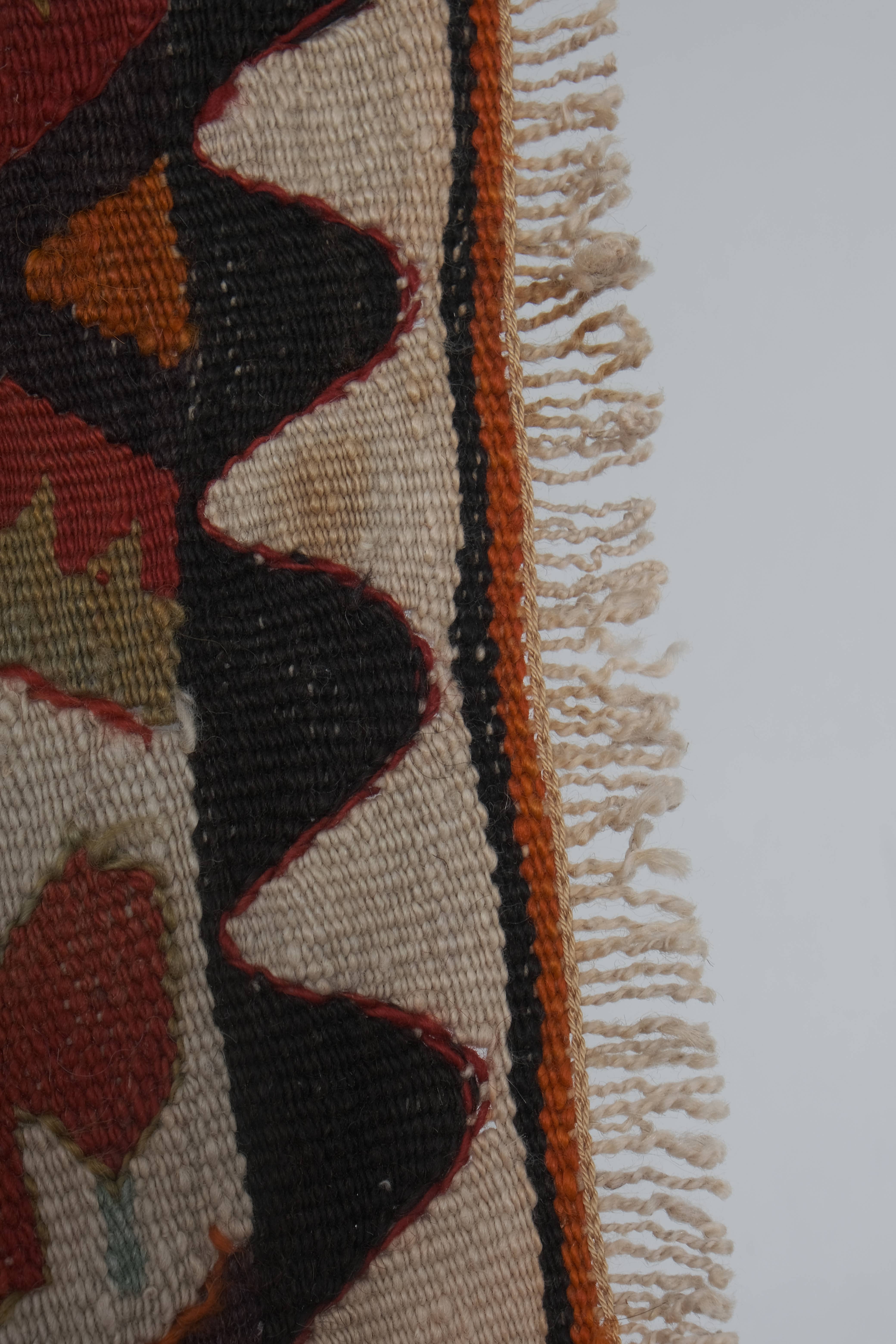 Vintage Turkish Kilim Runner 3'9'' x 12'4''