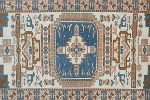 Vintage Turkish Rug 3'5'' x 6'