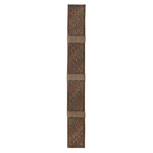 Vintage Turkish Kilim Runner 1'8'' x 13'9''