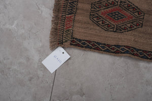 Vintage Turkish Kilim Runner 1'4'' x 13'1''