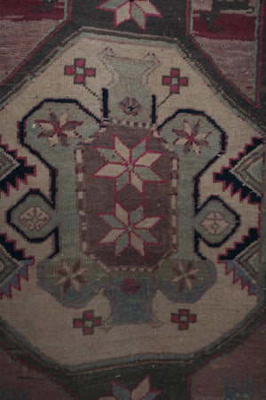 Vintage Caucasian Runner Rug 3'9'' x 10'6''