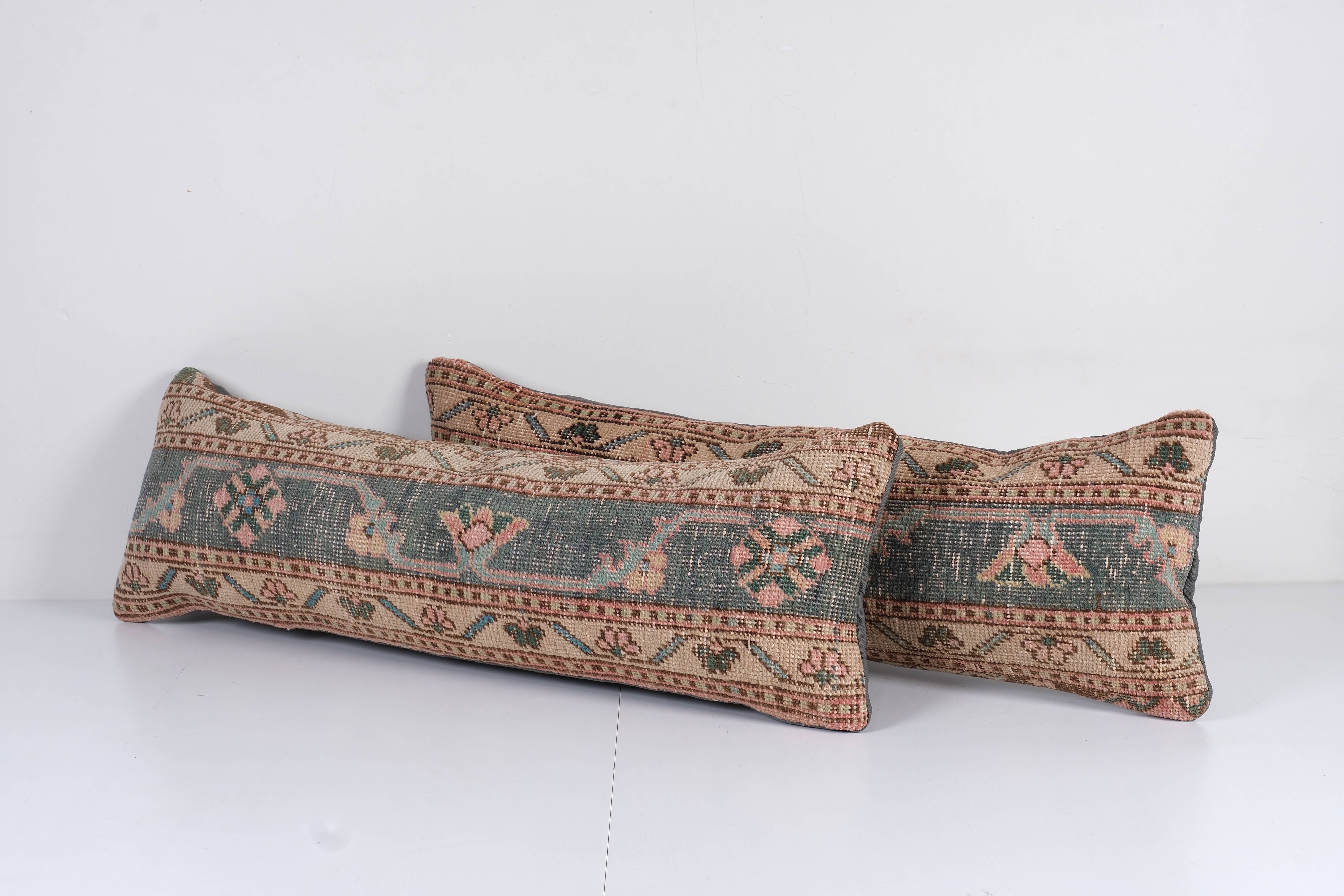 Rug Bedding Pillow Cover Set of 2 | 12'' x 35''