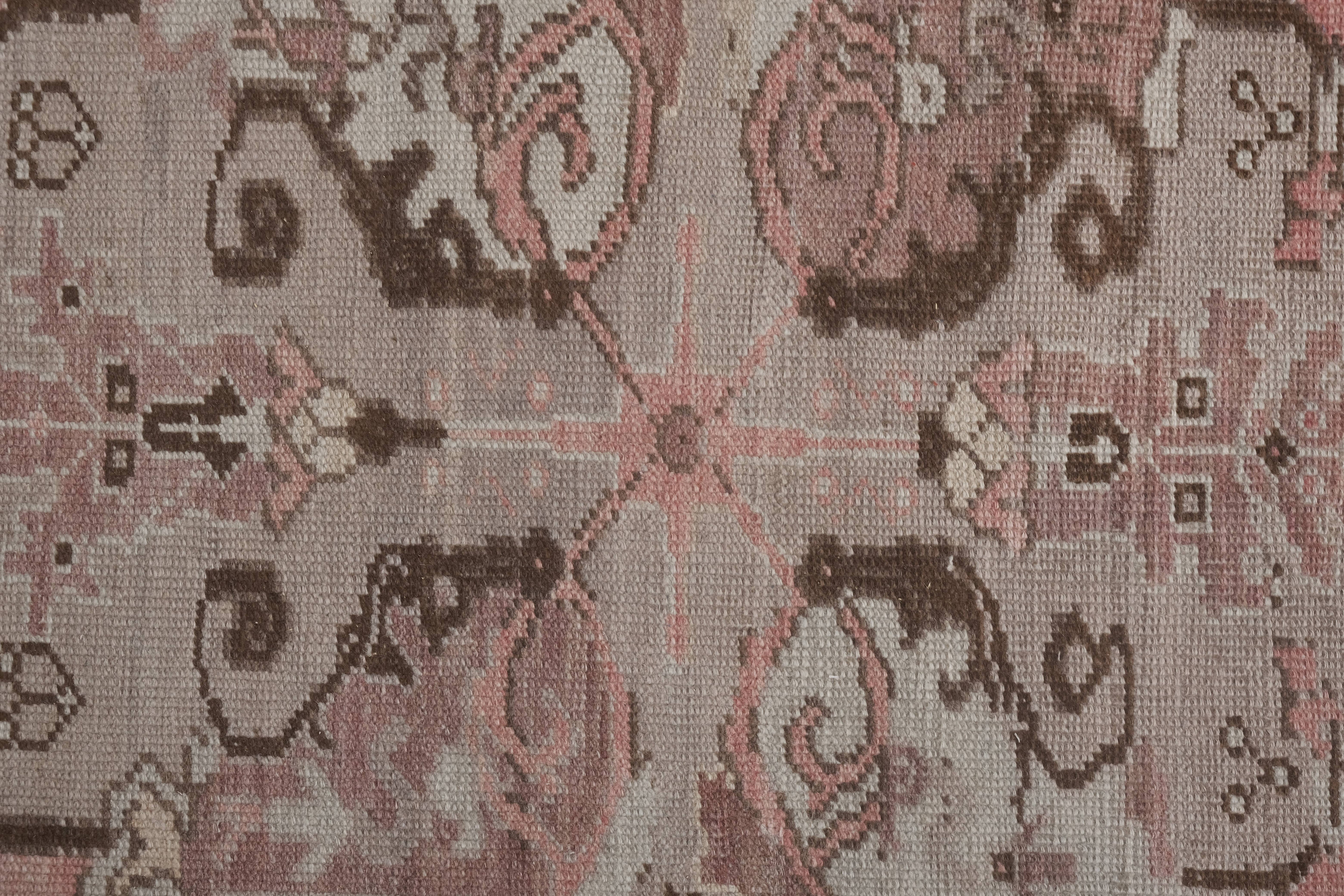Vintage Turkish Karapinar Runner Rug 3'3'' x 21'4''
