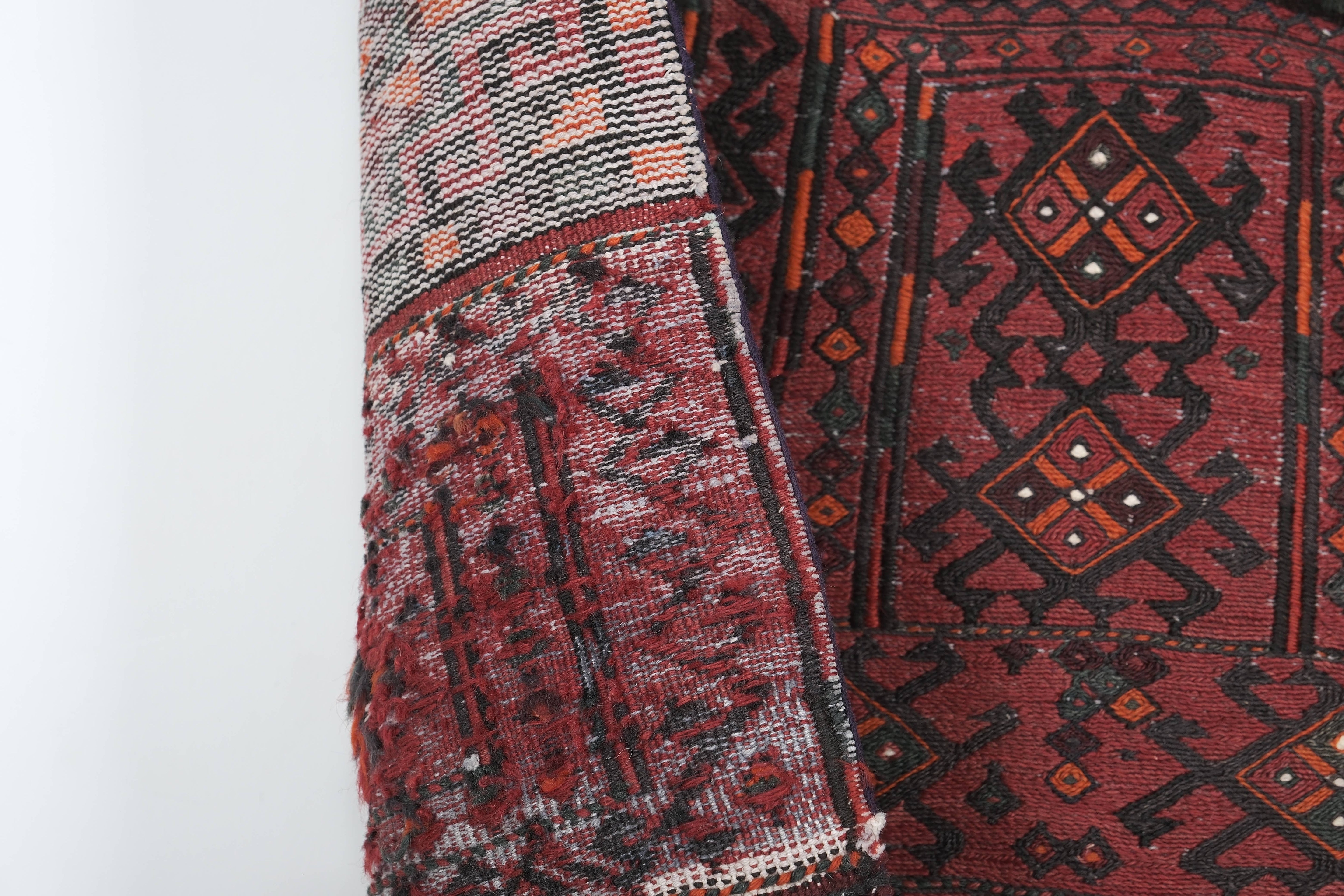 Vintage Turkish Anatolian Rug 3'5'' x 9'1''