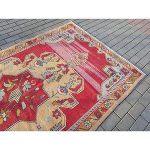Vintage Turkish Rug 4'8'' x 8'11''