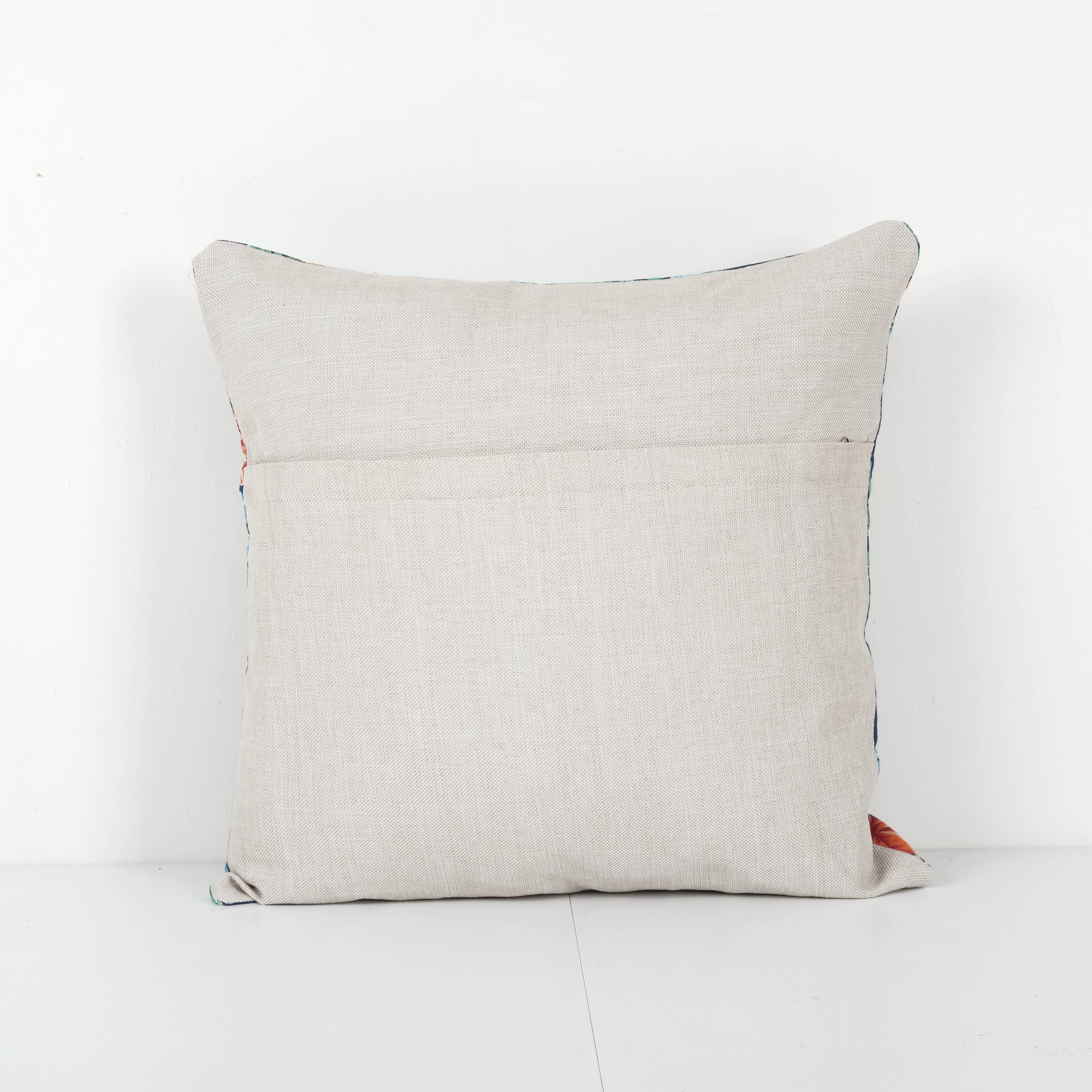 Uzbek Roller Printed Pillow Cover | 18'' x 18''