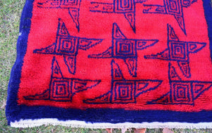 Vintage Turkish Tulu Rug 3'9'' x 6'