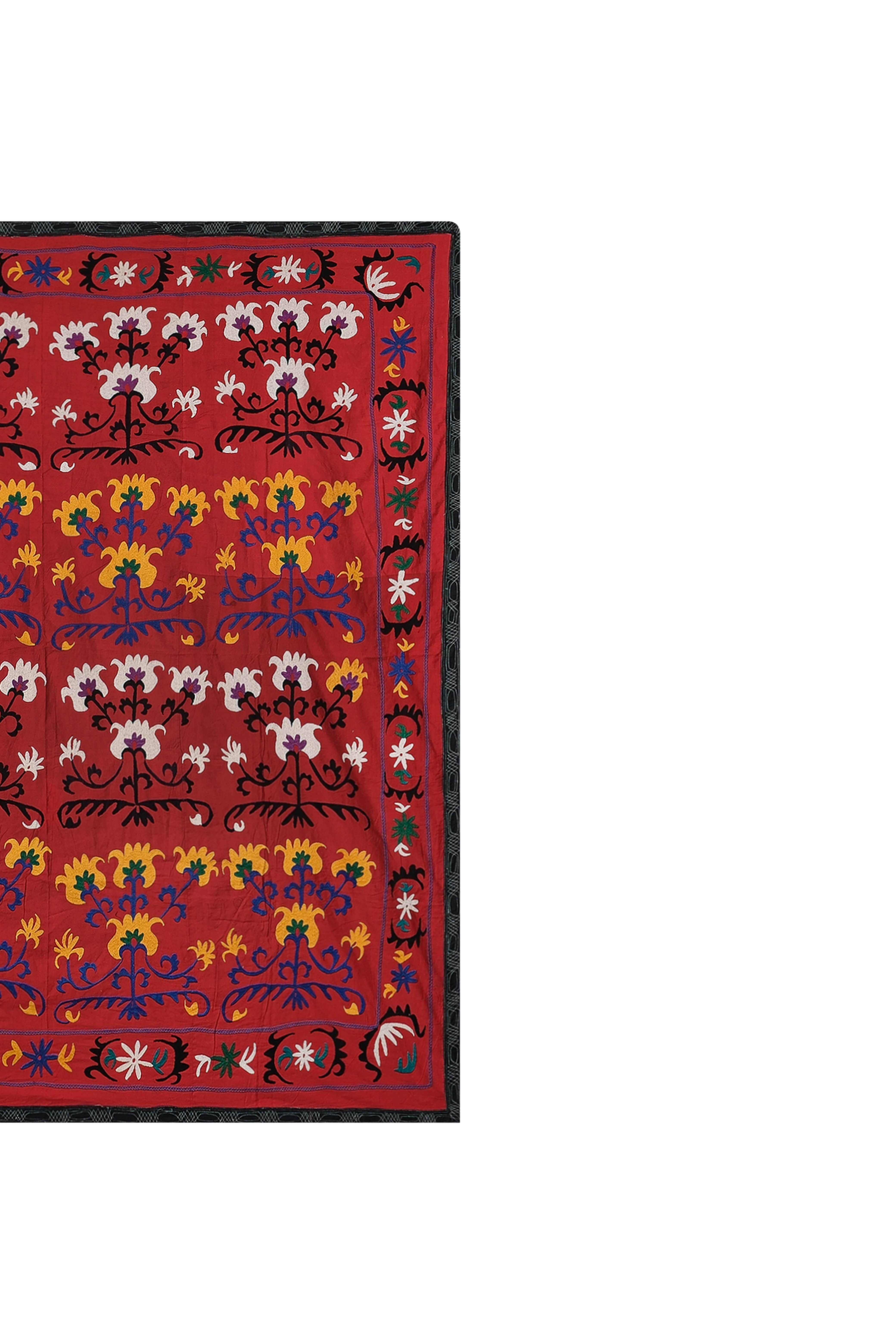 Suzani Wall Hanging & Bedspread | 7'3'' x 7'6''