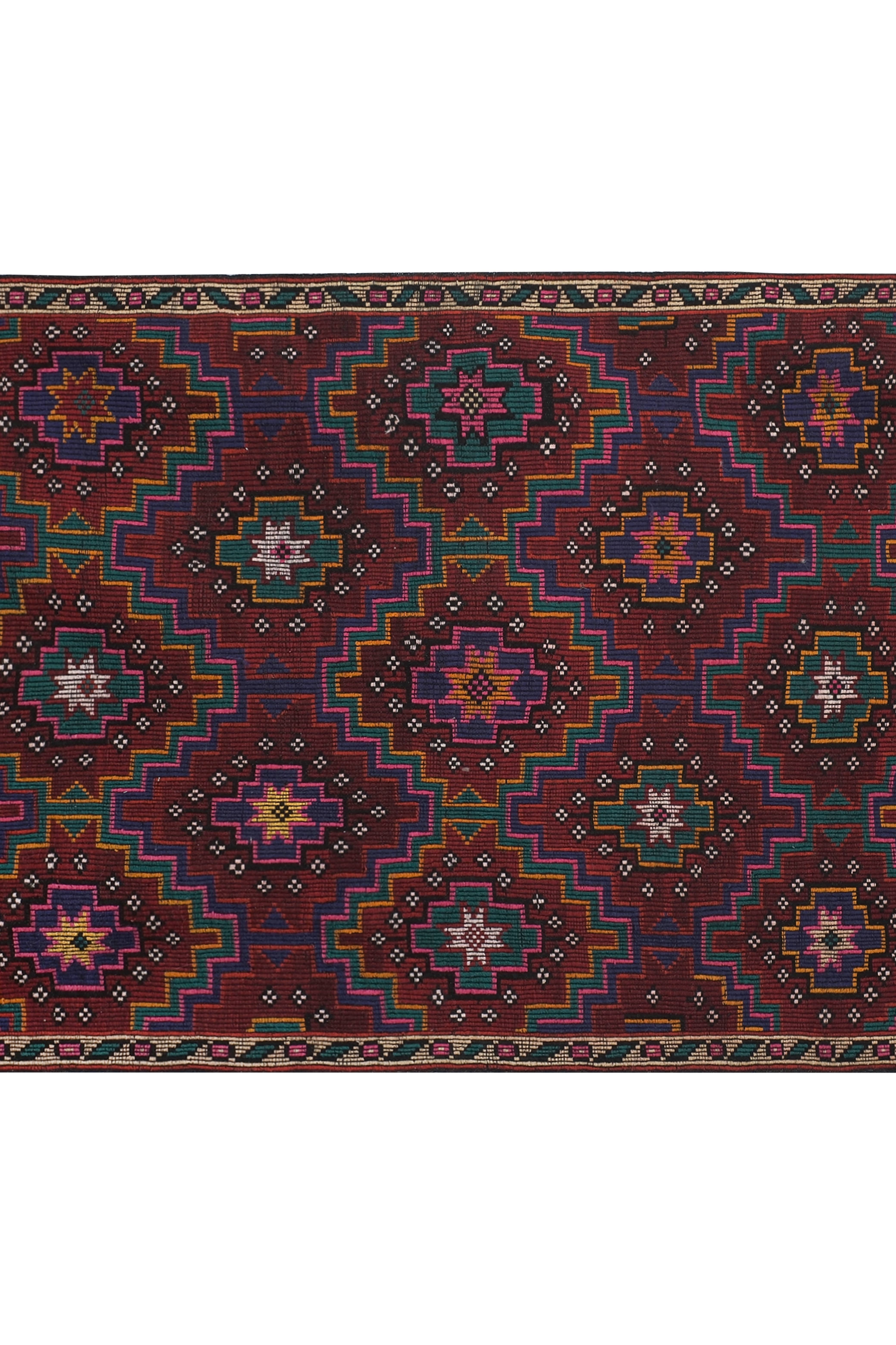 Vintage Turkish Kilim Rug 6'2'' x 9'7''
