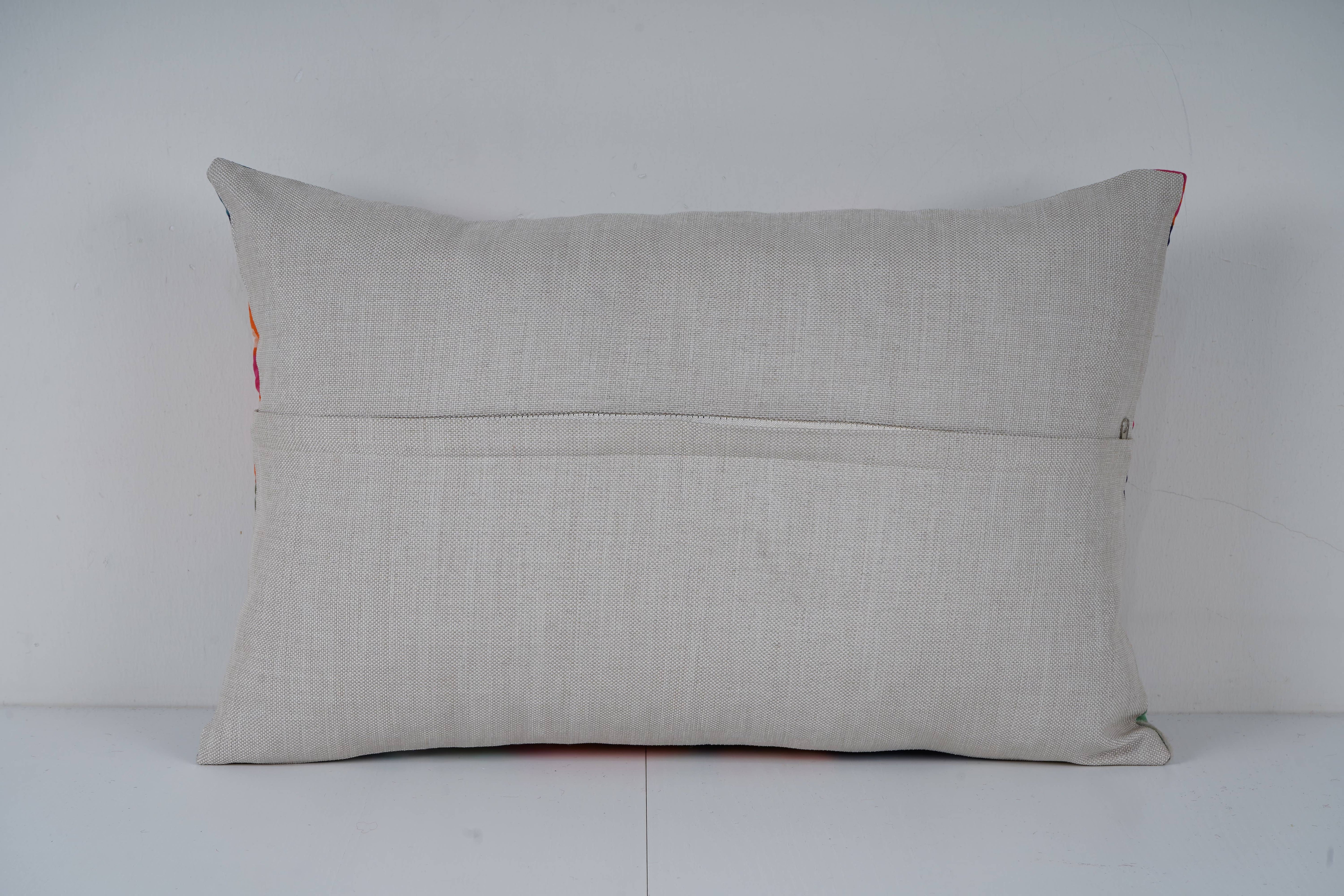Uzbek Roller Printed Pillow Cover | 16'' x 24''