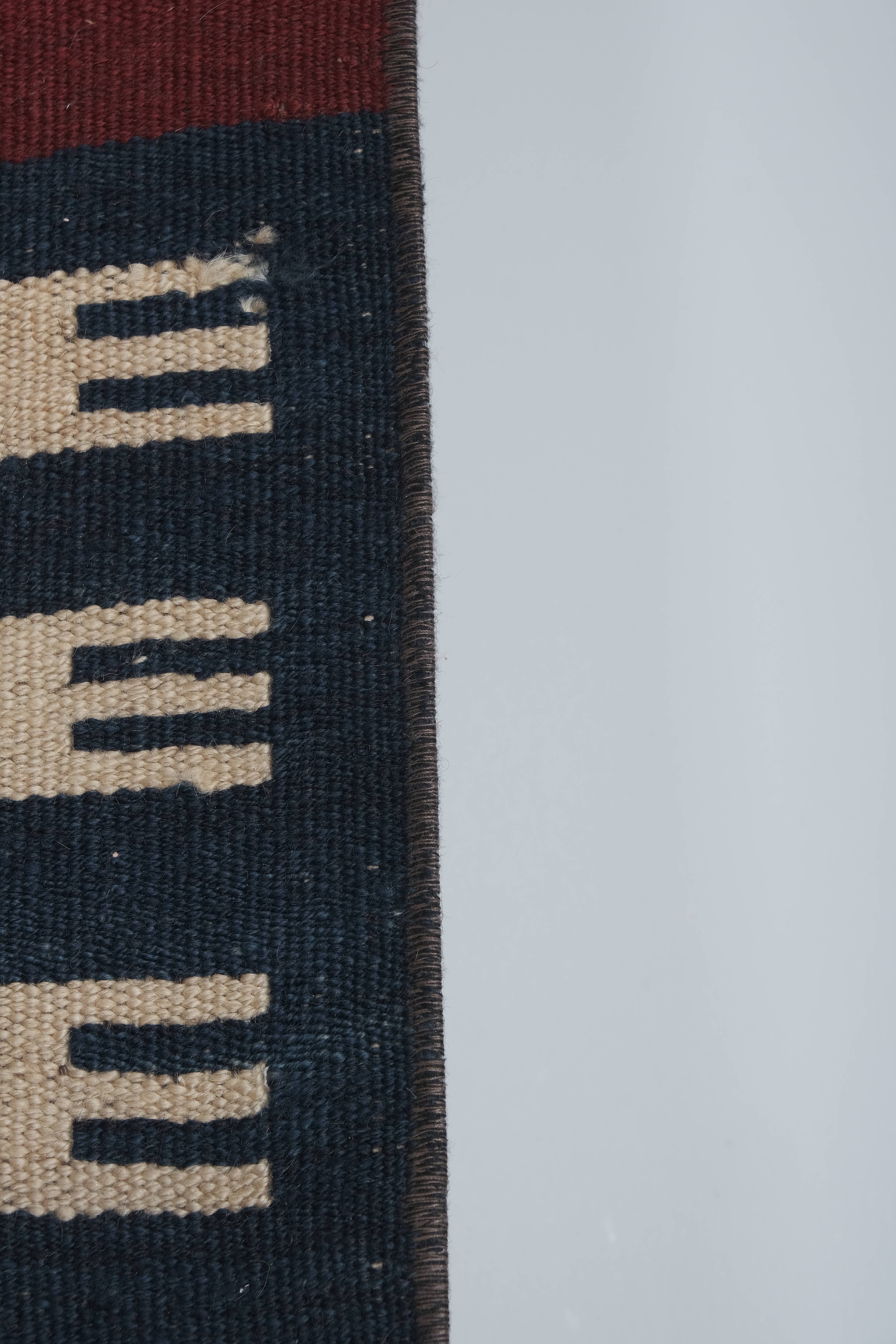 Vintage Turkish Kilim Runner 2'7'' x 23'2''