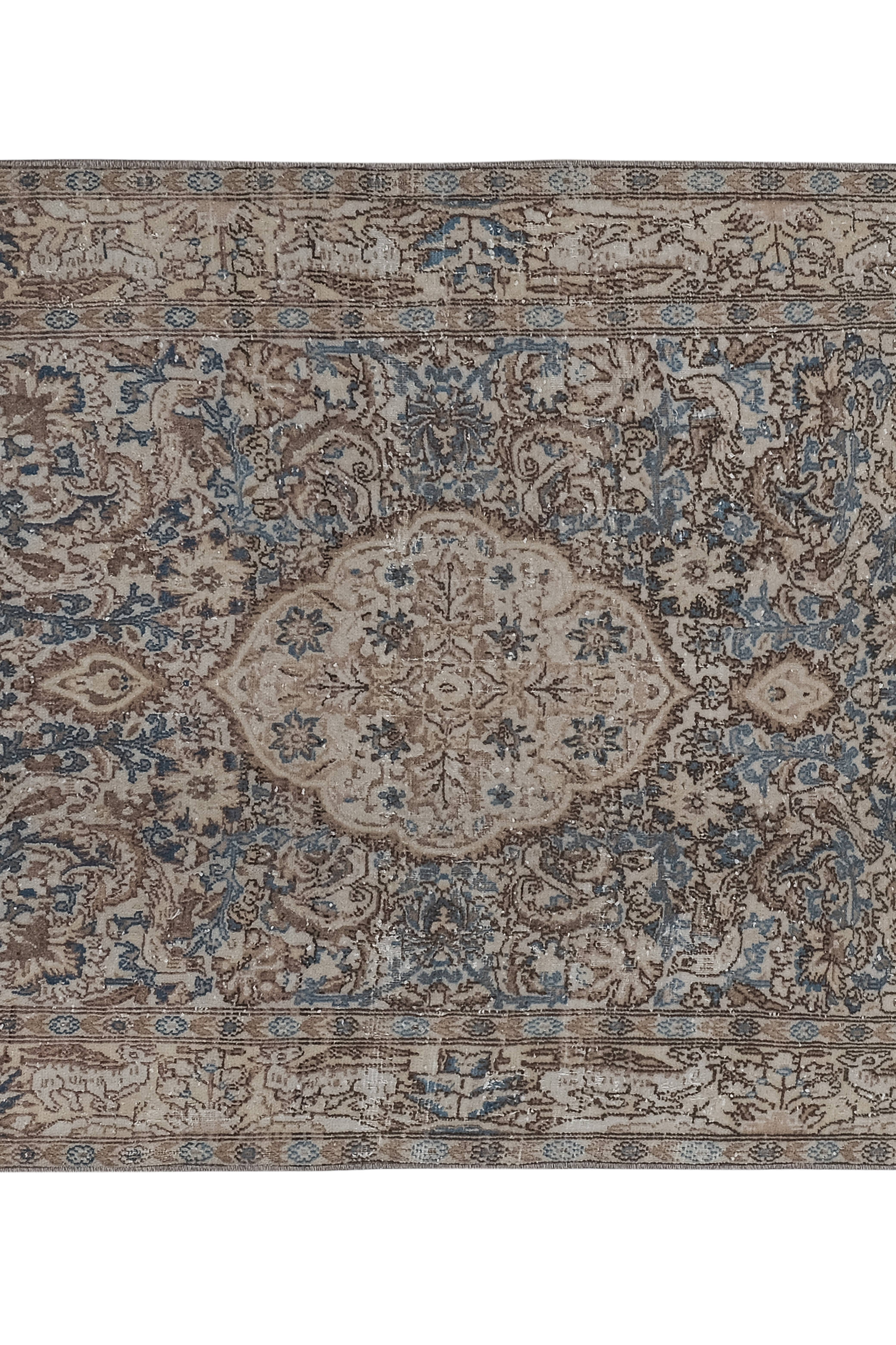 Vintage Turkish Rug 3'4'' x 5'11''