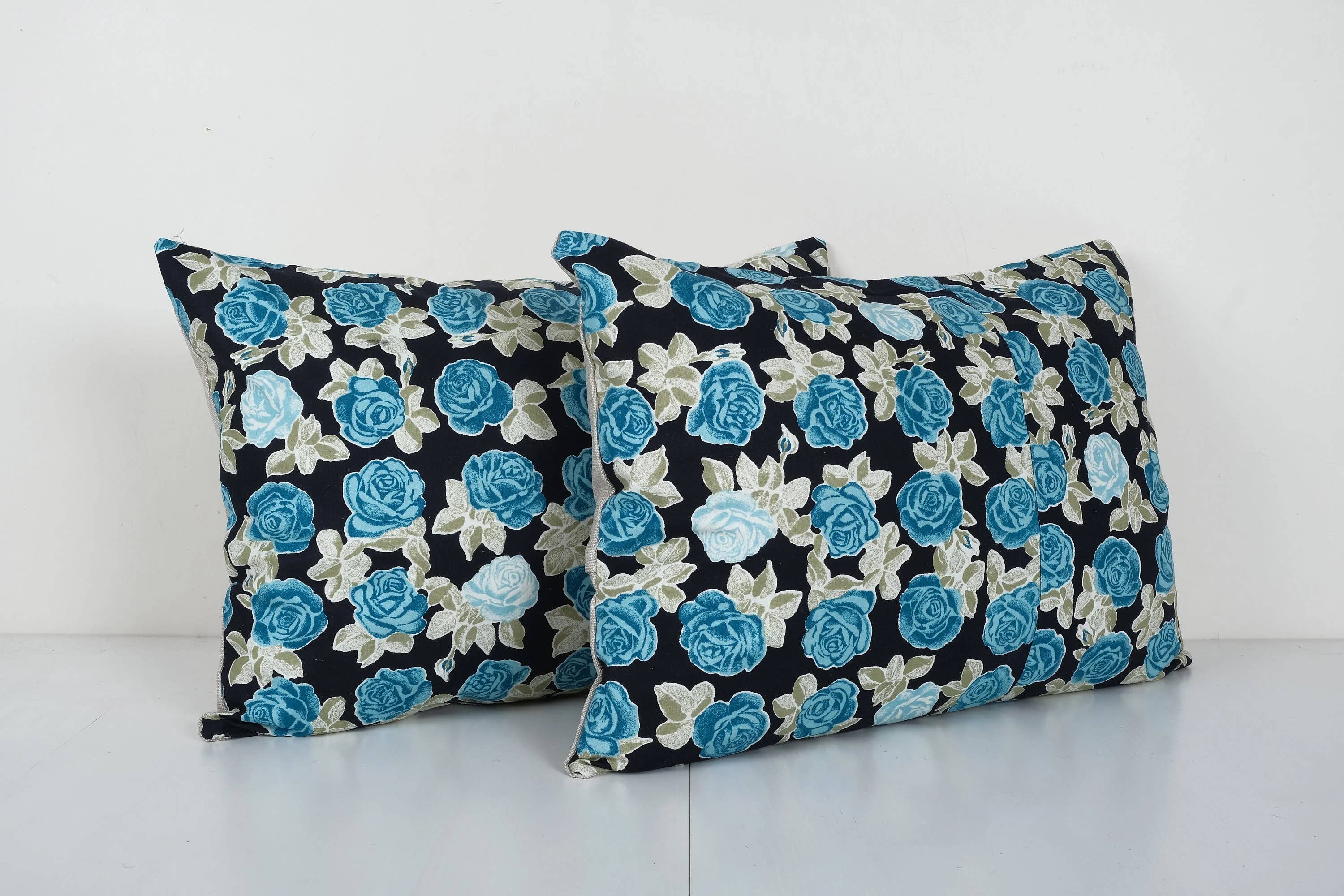 Uzbek Roller Printed Pillow Cover Set of 2 | 16'' x 24''