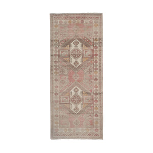Vintage Turkish Anatolian Runner Rug 5'2'' x 12'2''