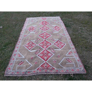 Vintage Oushak Rug 5'1'' x 8'