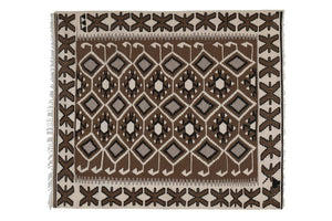 Vintage Turkish Kilim Rug 46'' x 55''