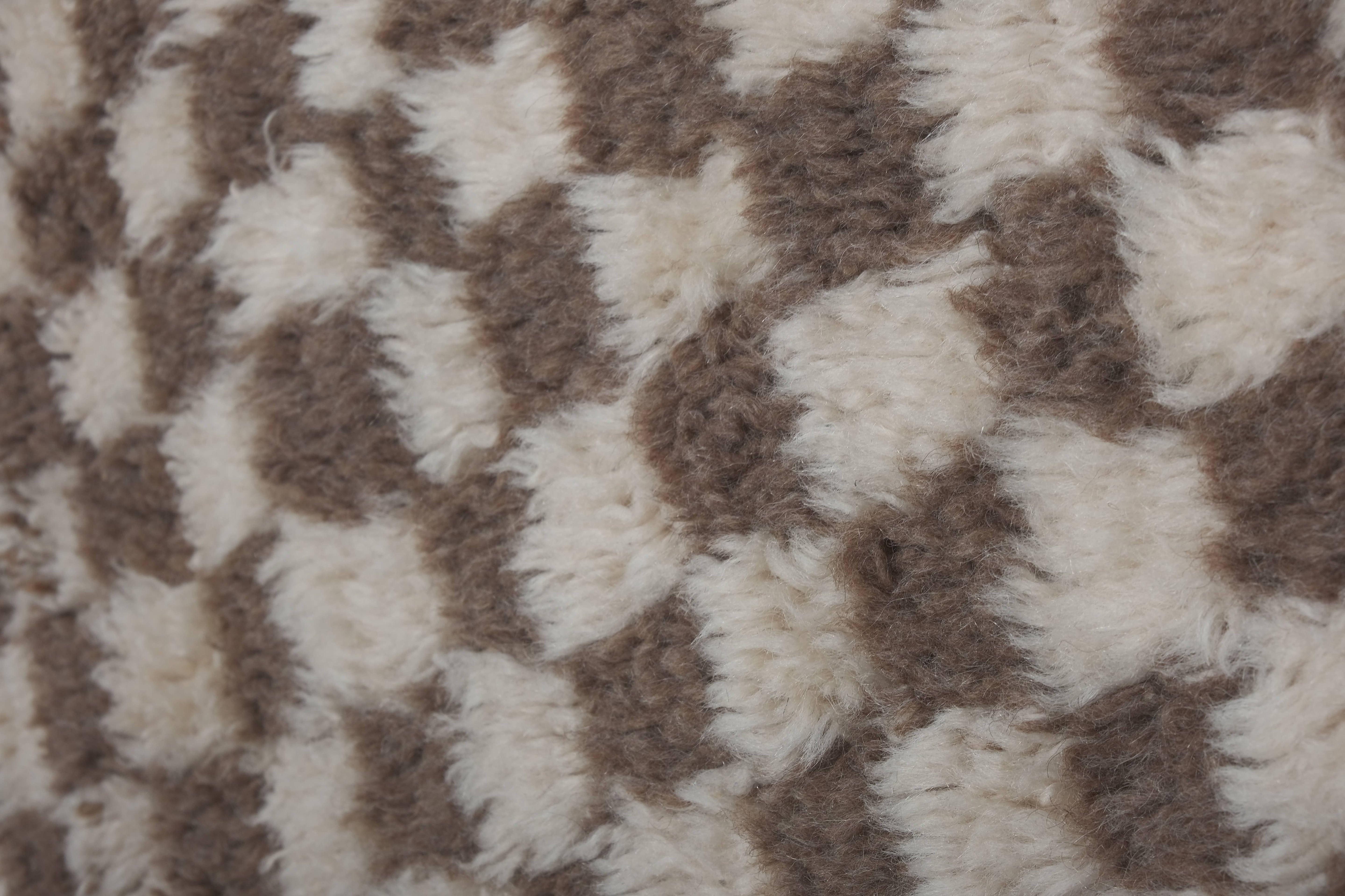 Vintage Turkish Shaggy Tulu Rug 34'' x 56''