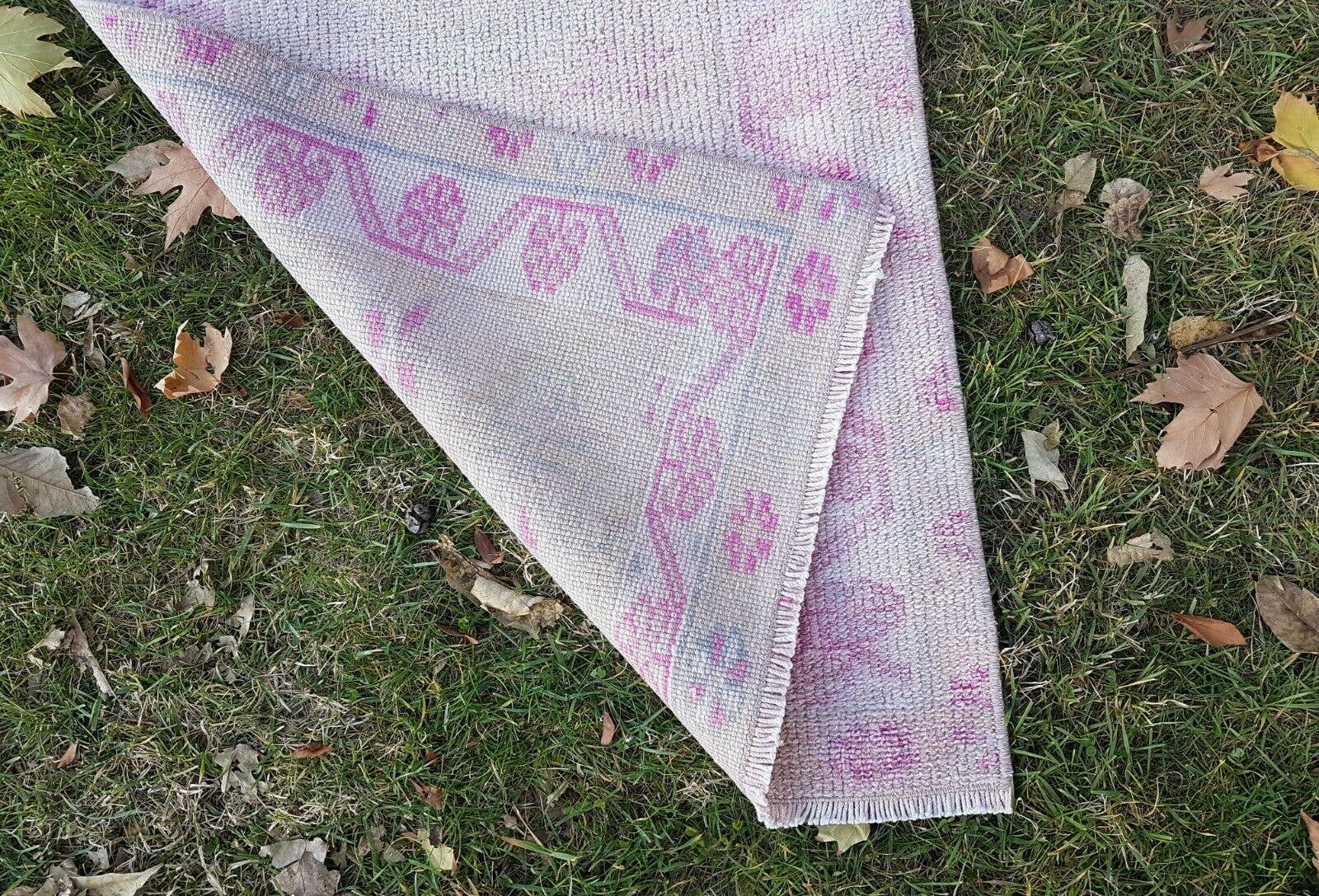 Vintage Kurdish Oushak Runner 2'4'' x 11'1''