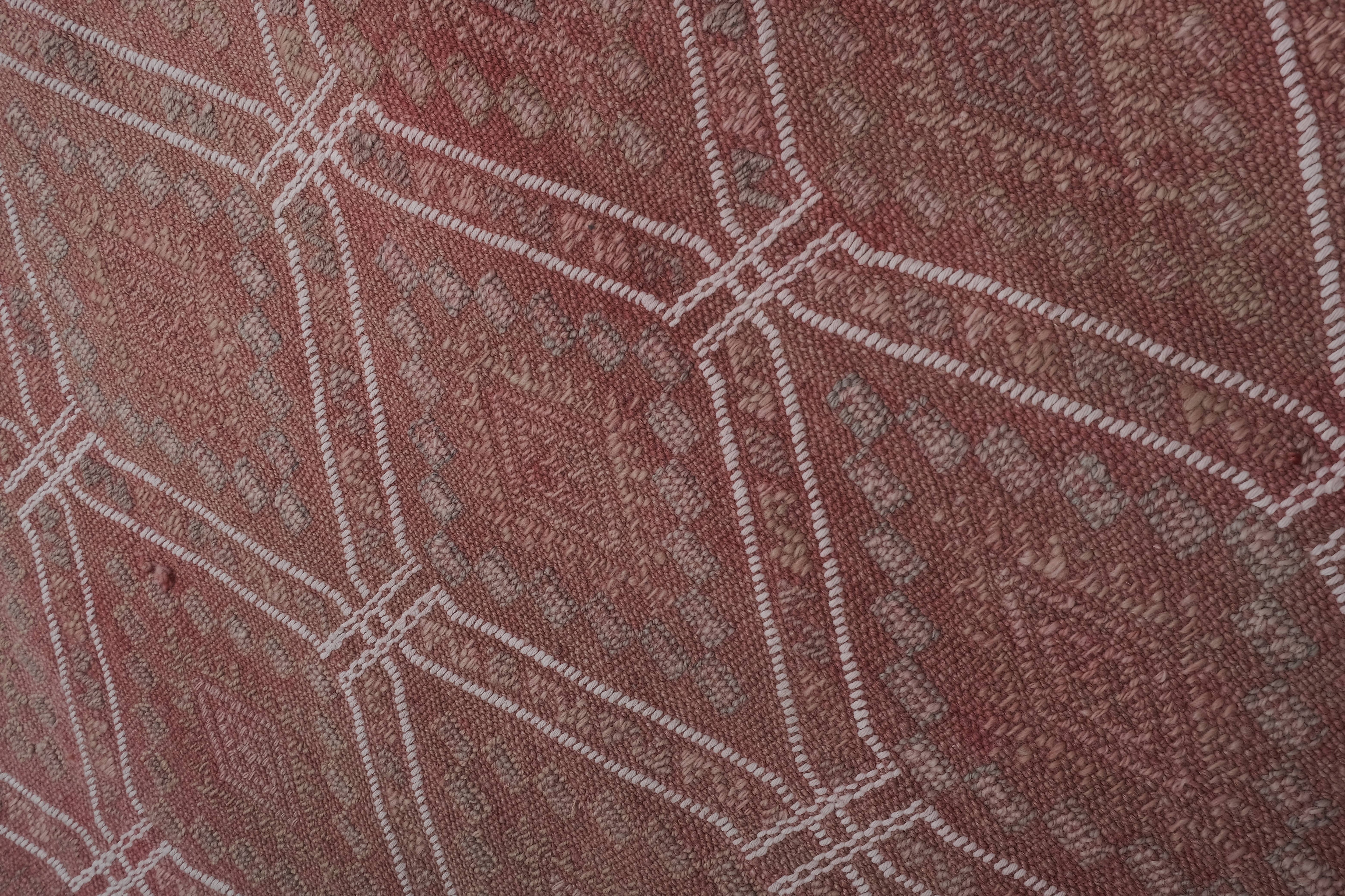 Vintage Turkish Kilim Runner 2'8'' x 9'6''