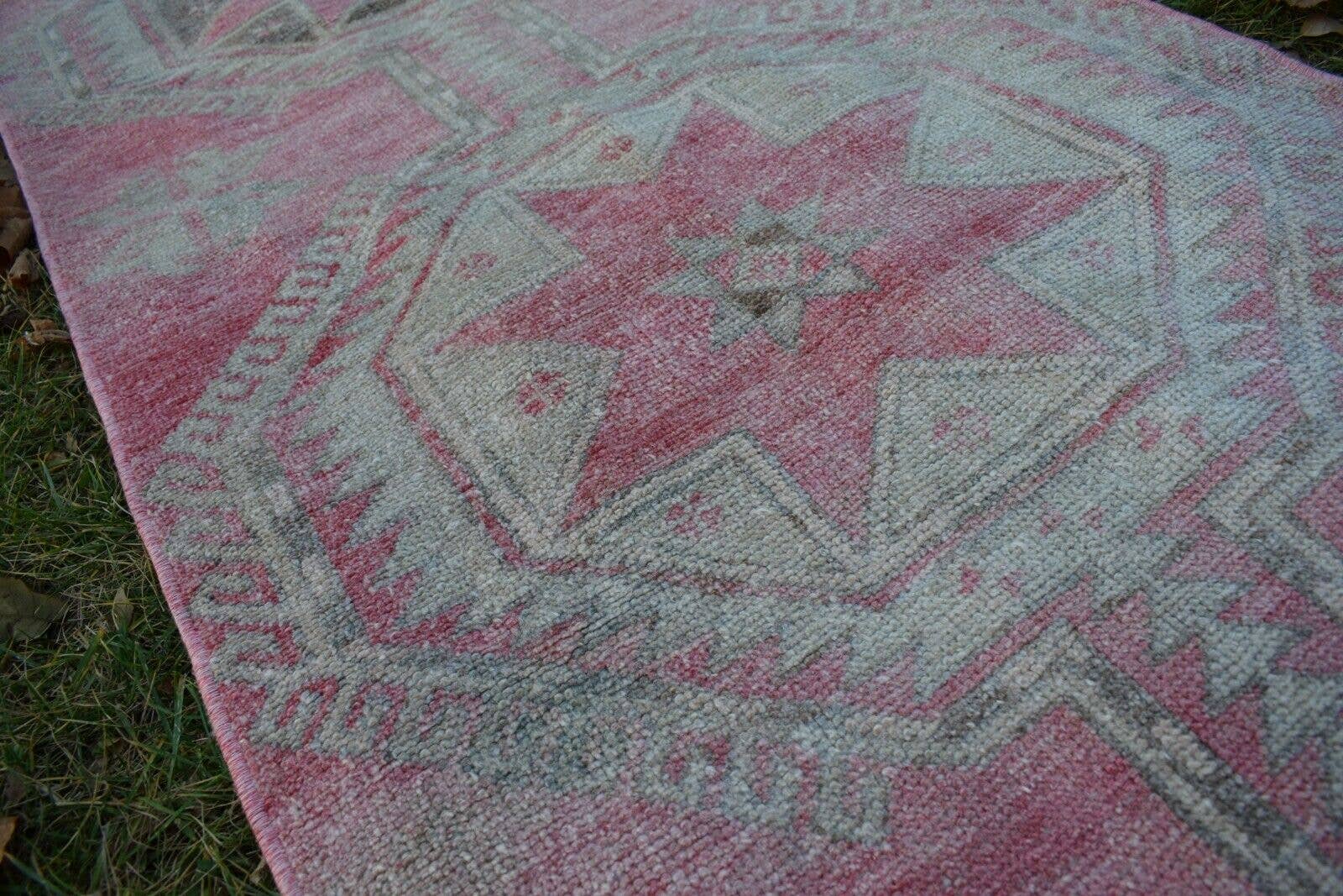 Vintage Herki Runner Rug 2'7'' x 13'1''