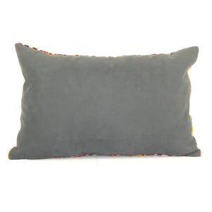 Silk Ikat Velvet Pillow Cover | 16'' x 24''