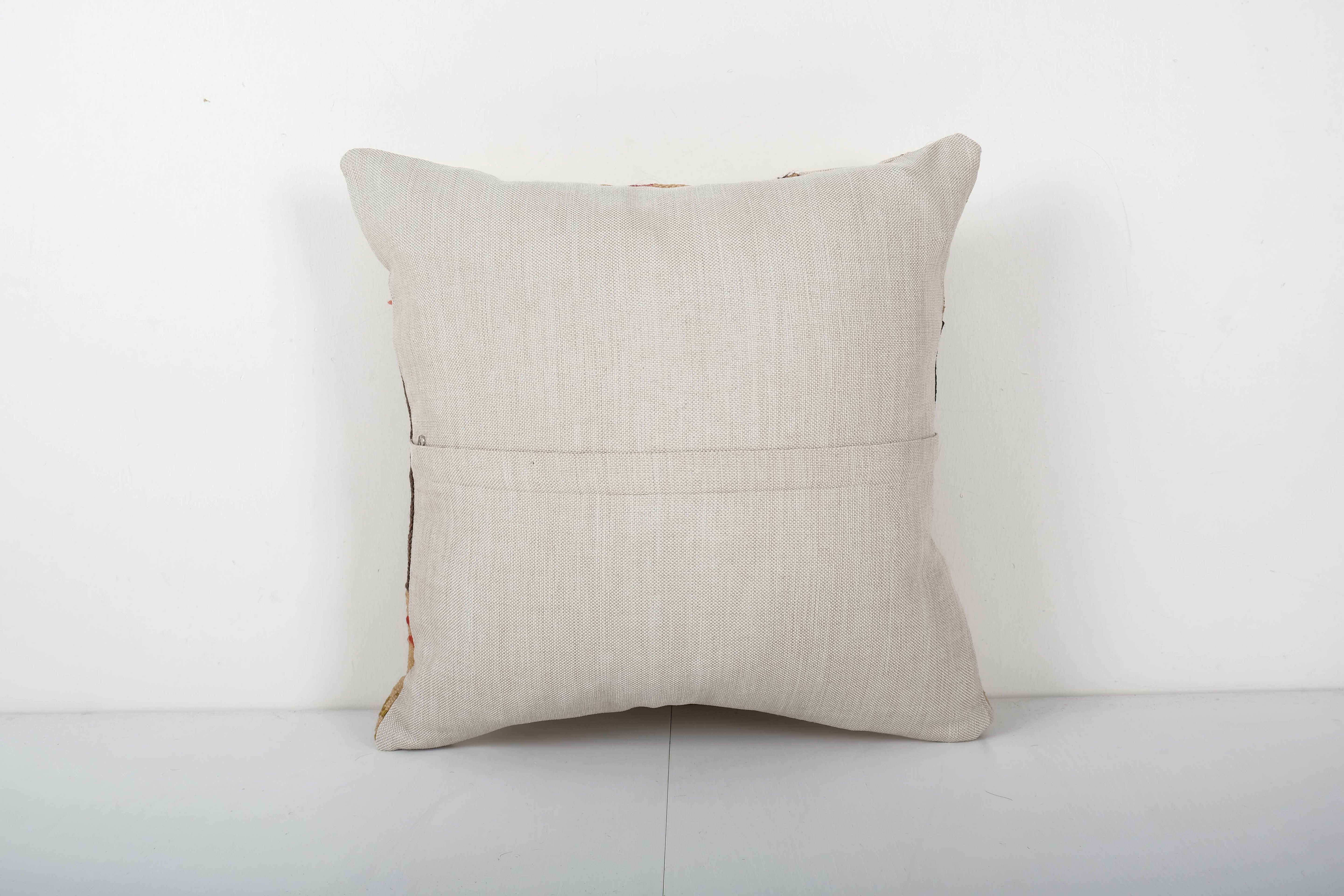 Kilim Patchwork Pillow Cover | 18'' x 18''