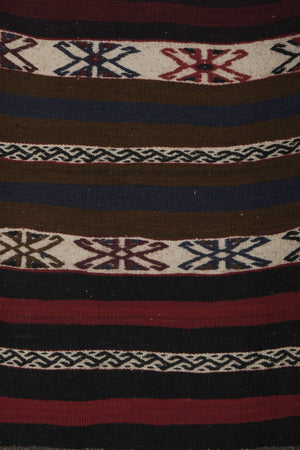 Vintage Turkish Kilim Runner 2'1'' x 17'10''