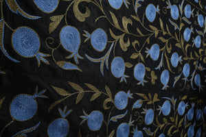 Silk Suzani Wall Hanging & Bedspread 3'4'' x 6'1''