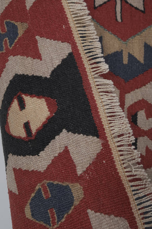 Vintage Turkish Kilim Rug 3'10'' x 5'7''