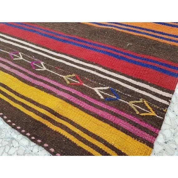 Vintage Turkish Kilim Rug 5' x 10'5''