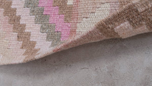 Vintage Turkish Kilim Runner 2'7'' x 19'10''