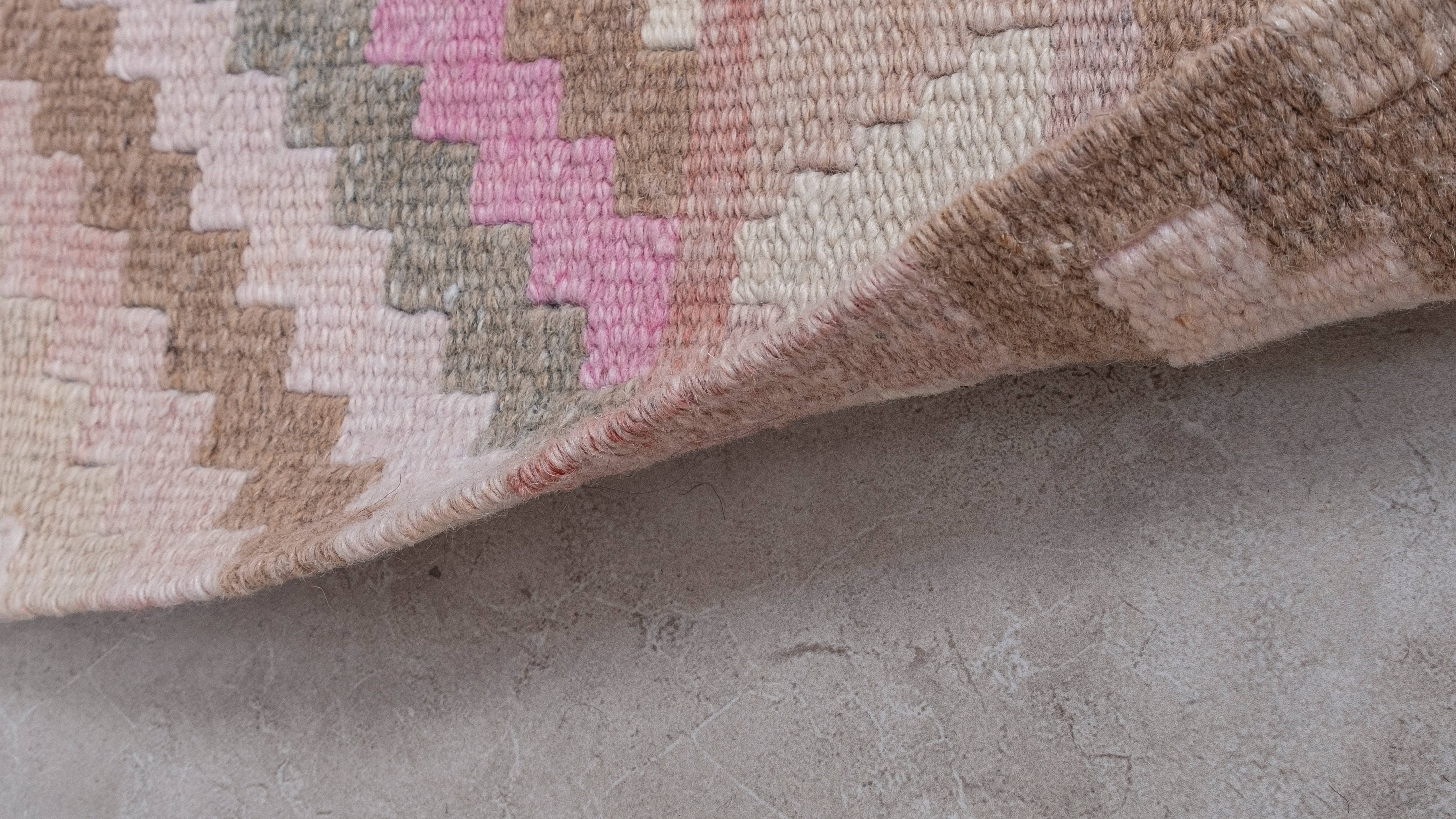 Vintage Turkish Kilim Runner 2'7'' x 19'10''
