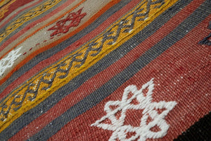 Vintage Kilim Runner 2'4'' x 9'