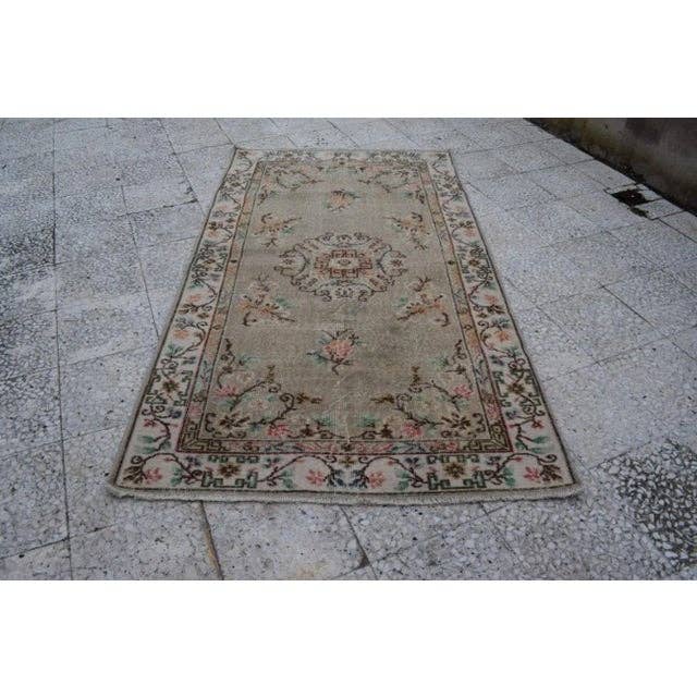 Vintage Oushak Rug 3'9'' x 6'10''