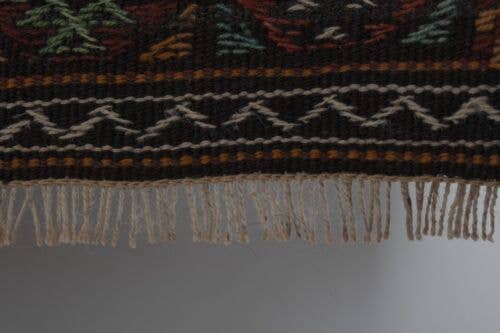 Vintage Turkish Soumac Kilim Rug 3'6'' x 6'1''