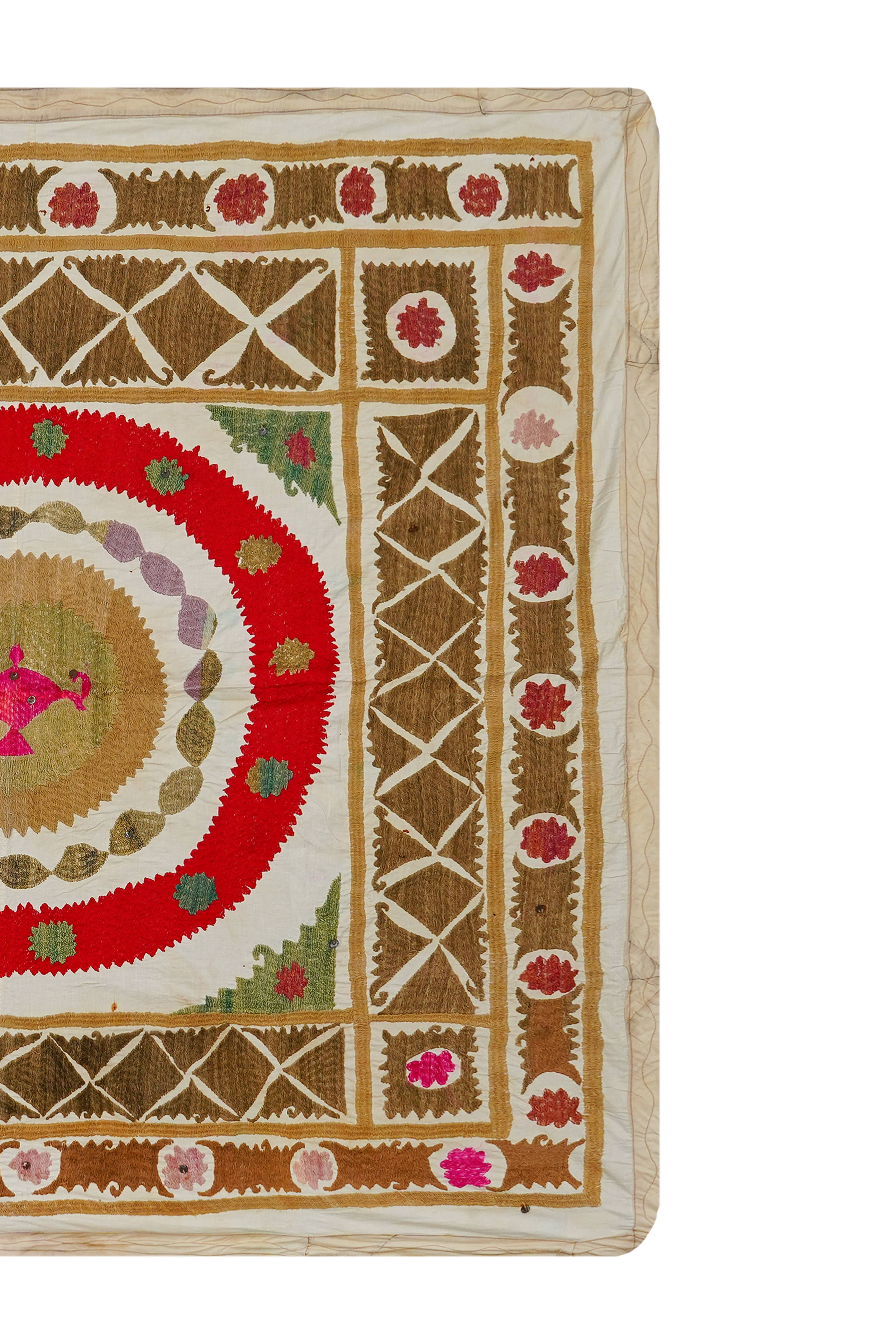 Suzani Wall Hanging & Tablecloth | 49'' x 52''