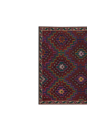 Vintage Turkish Kilim Rug 6'2'' x 9'7''