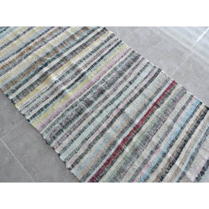 Vintage Turkish Kilim Rug 3'10'' x 10'9''