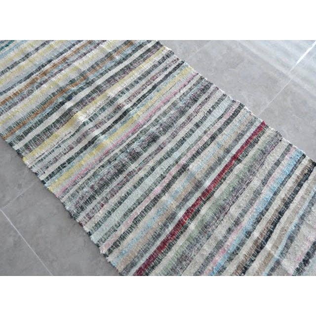Vintage Turkish Kilim Rug 3'10'' x 10'9''