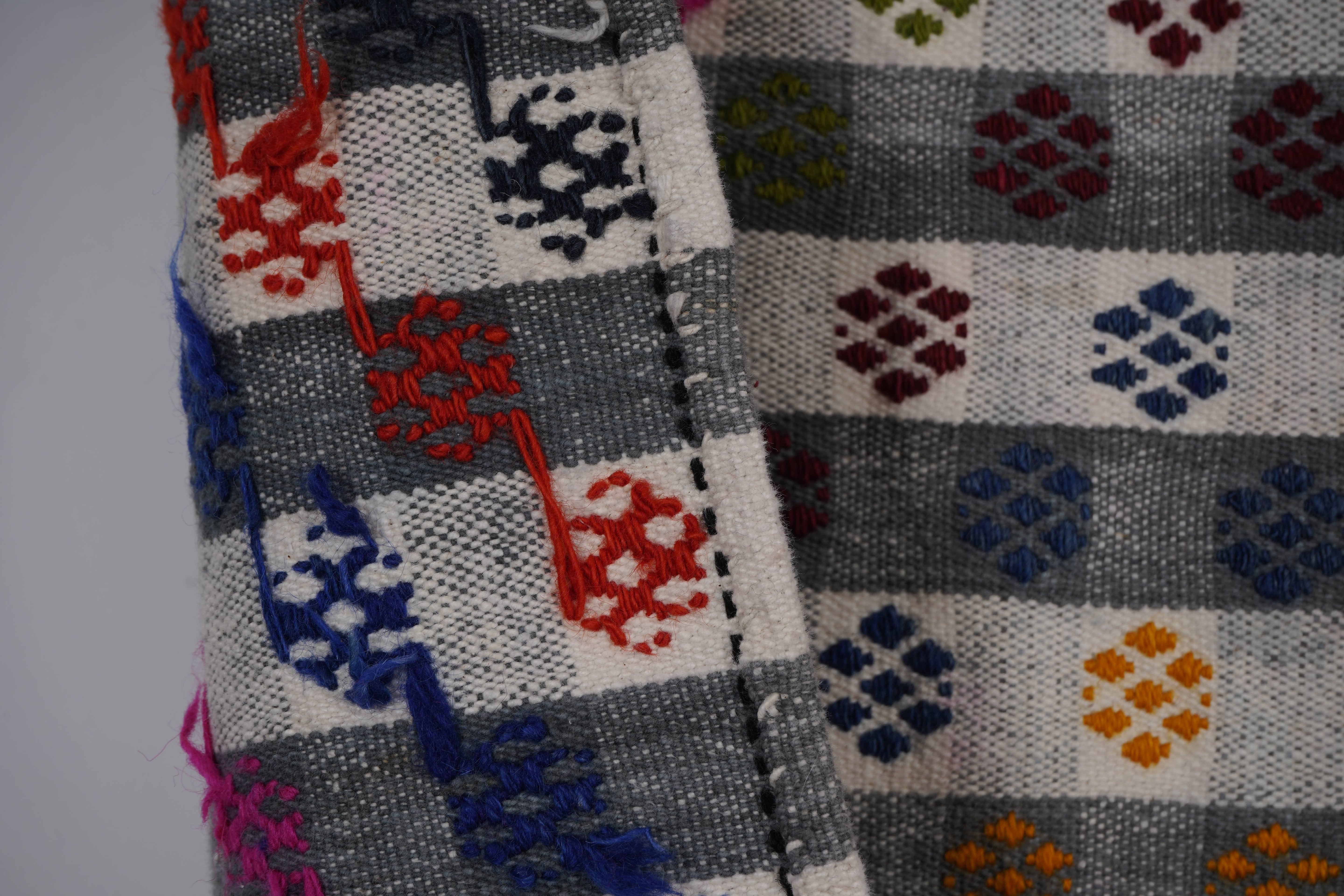 Vintage Adana Kilim Rug 6'9'' x 9'9''
